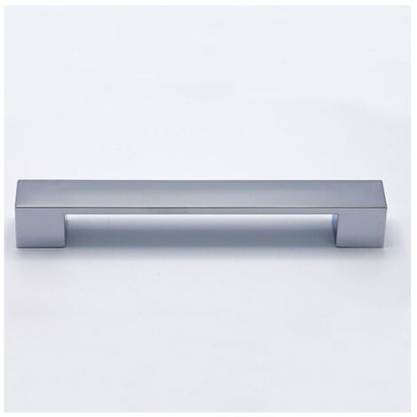 Maniglia da cucina effetto cromato lucido lunga e sottile 197x26x27mm - 304B Cook