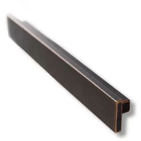Maniglia a barra effetto rame 240x34x22mm - 377 T