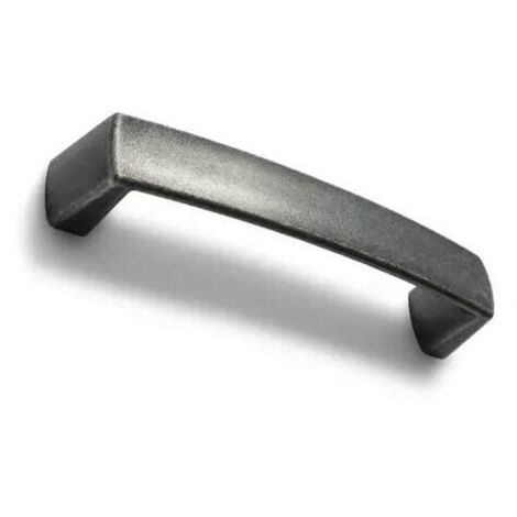 Maniglia dalle linee morbide effetto ferro 108x17x27mm - 389 Round
