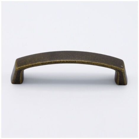 Maniglia dalle linee morbide effetto bronzo 108x17x27mm - 389 Round
