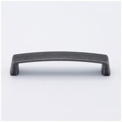 Maniglia dalle linee morbide effetto ferro 140x20x28mm - 389B Round B
