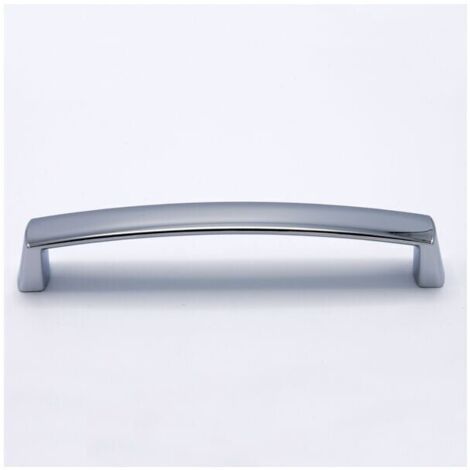 Maniglia dalle linee morbide effetto cromato lucido 172x20x31mm - 389C Round C