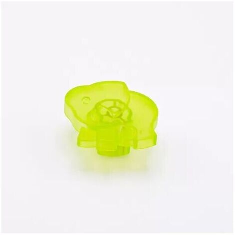 Pomolo satinato verde a forma di elefantino 53x56x25mm - 427E Animalier