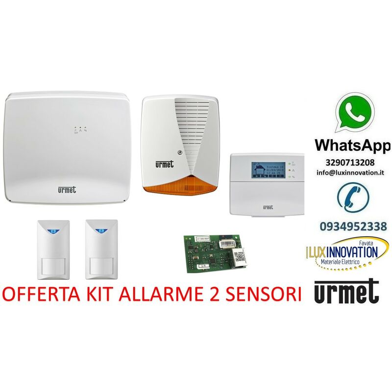 Kit Allarme Gsm Comelit 4 Sensori E Sirena VEDO10GSM Kit Completo - Foto 6