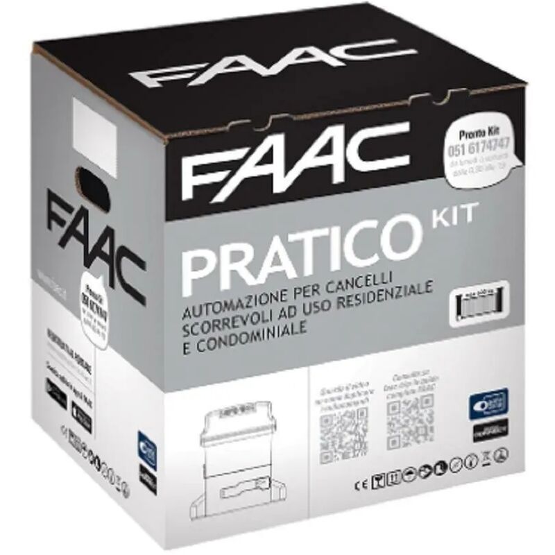 Kit Cancello Scorrevole Delta 2 740 - Portata 500kg 220V Con Cremagliera 6mt Per Installazione Professionale - Foto 5