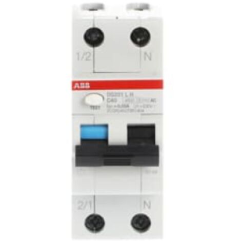 Interruttore magnetotermico differenziale ABB 16A salvavita DS201LHC16AC30 (1/3)