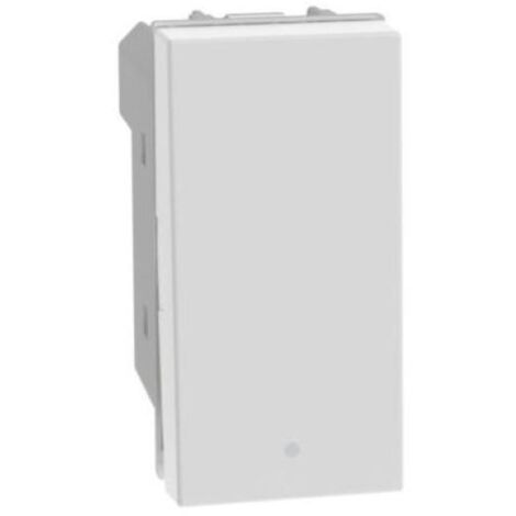BTICINO JW4005 - MatixGO - pulsante 1P NO 10A 1m bianco