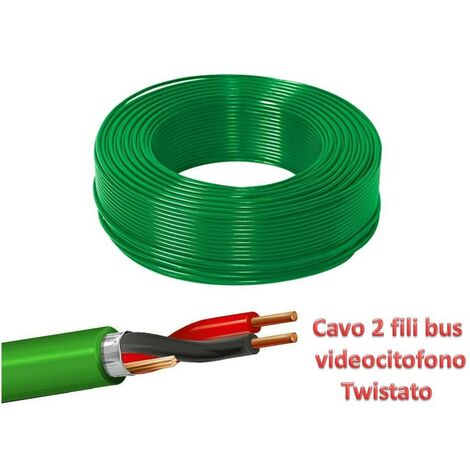 Cavo videocitofono 2X1 twistato 100mt