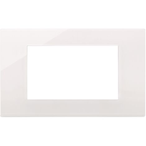 Placca 4m serie Linea Vimar 4 posti reflex bianco 30654.40