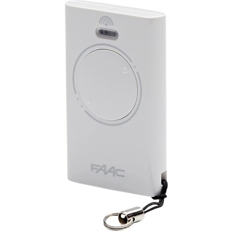 TELECOMANDO FAAC AUTOMAZIONE CANCELLO 433 mhz Bianco XT2 433 SLH