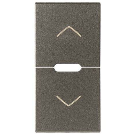 cover mezzi tasti frecce per modulo tapparelle Vimar Arkè 19755.2.m metal