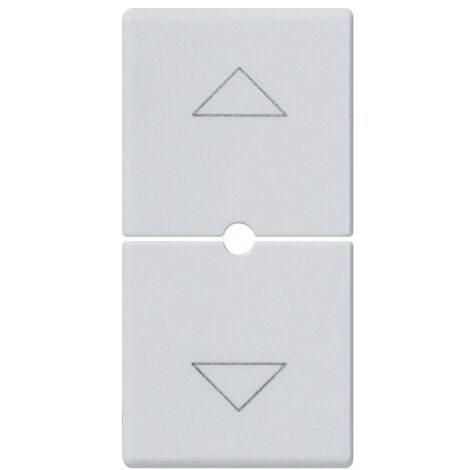 cover mezzi tasti frecce per modulo tapparelle Vimar plana  silver 14755.2.sl