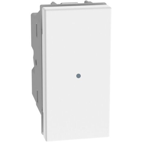 Interruttore assiale bticino matixgo 1 modulo 1p 10a bianco - jw4051