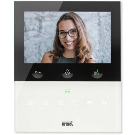 Urmet VOG5W 1760/16U Videocitofono WiFi 5" Bianco Vivavoce Smart con Alexa – 2Voice