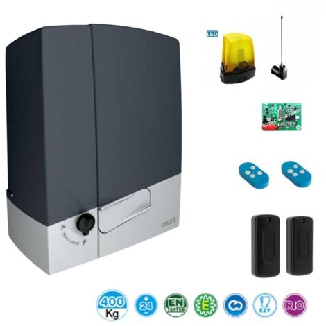 Kit cancello scorrevole CAME 24 volt 400 kg 8K01MS-003
