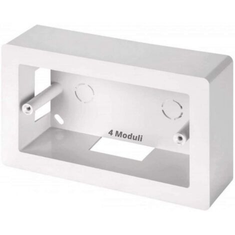 Scatola da parete 504 4 moduli 4 posti