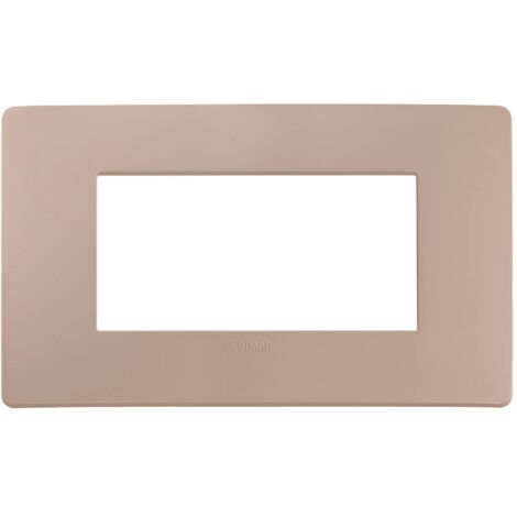 Placca Vimar Plana Up 4M  terracotta  matt 14654U.18