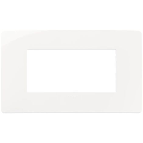 Placca Vimar Plana Up 4M bianco 14654U.01
