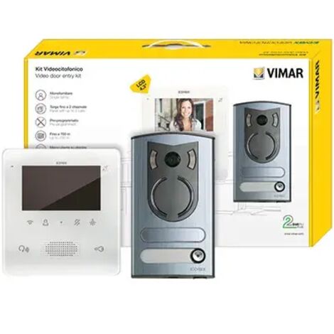 Kit videocitofonico monofamiliare Elvox K40515.R Tab 5S Up Wi-Fi Due Fili Plus espandibile a colori