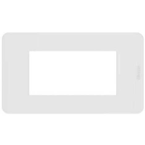 Bticino matixgo - placca 4p white placca 4 moduli in tecnopolimero bianco ja4804jw
