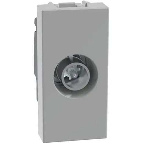 BTICINO JG4202P14 - Presa coassiale passante attenuazione 14dB Grigia - Matix Go