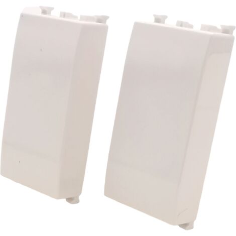 Frutti bianco compatibili con vimar plana Interruttori prese pulsanti  Copriforo (x2pz)