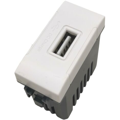 Interruttori prese pulsanti bianco frutti compatibili bticino living light e international  USB Singolo
