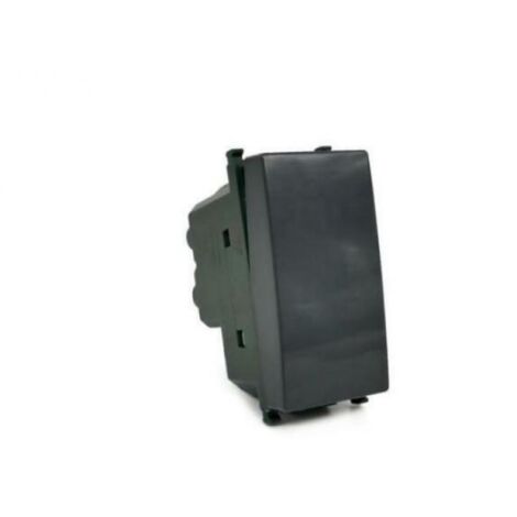 Invertitore linea gem compatibile con vimar plana 14013 16a nero - 604n
