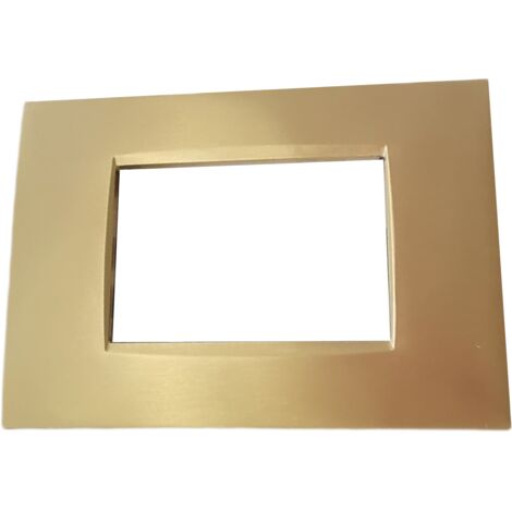 PLACCA METALLO T4 CBM7004-7 4P ORO SPAZZOLATO