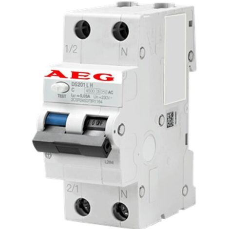 Interruttore magnetotermico differenziale 20A AEG SALVAVITA DA 20A