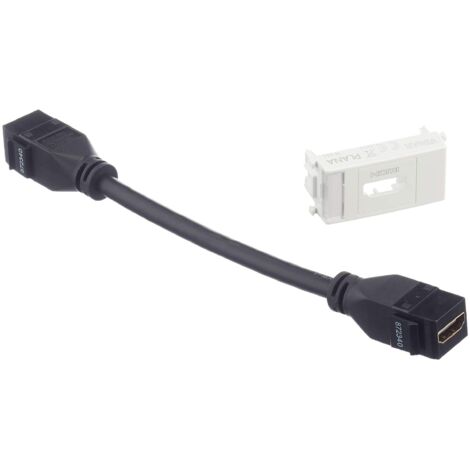 Presa standard HDMI,vimar 14346 plana aggancio standard Keystone
