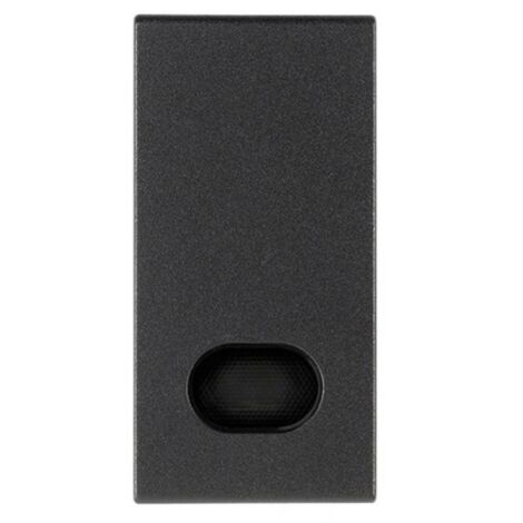 Tasto 1M con diffusore grigio Vimar Arkè 19026