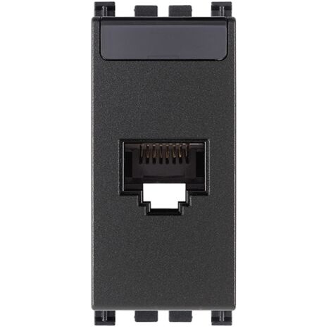 Presa RJ45 netsafe Cat6e UTP  Vimar arkè grigio 19339.15