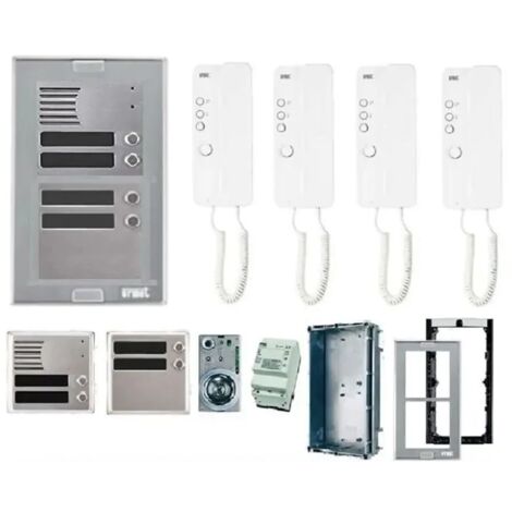 Kit citofonico quadrifamiliare urmet 4 famiglie