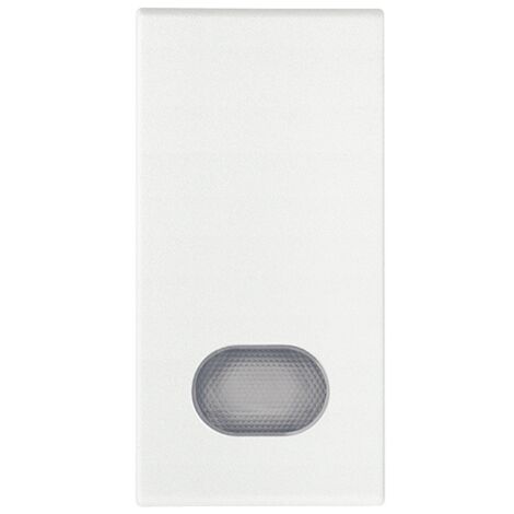 Tasto 1M con diffusore bianco Vimar Arkè 19026.B