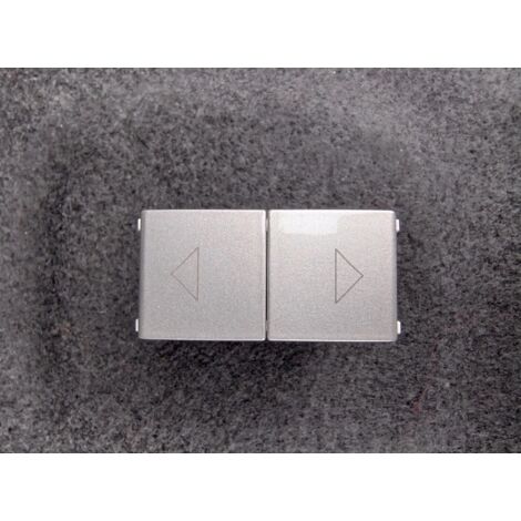 Vimar Plana - Commutatore 2P 10AX a due tasti Silver