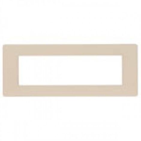 Placca 7M beige Vimar Plana 14657.03