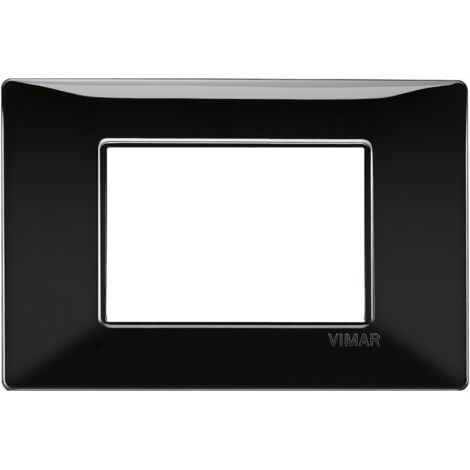 VIMAR Placca 3m nero plana