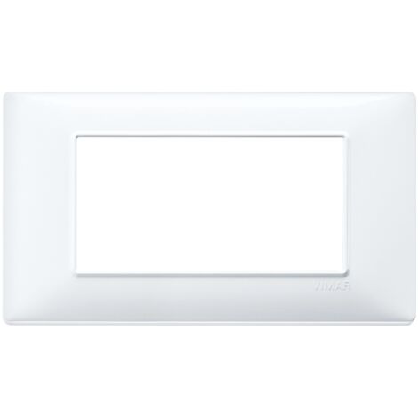 Vimar placca 4 moduli  bianco viw14654.01