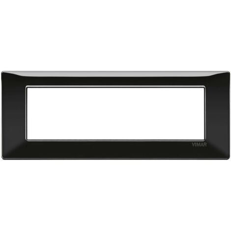 Placca 7M nero Vimar Plana 14657.05 (1/4)