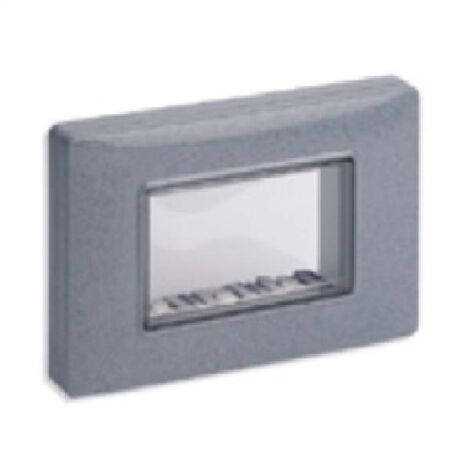Calotta IP55 3M +viti grigio granito Vimar 14943.14