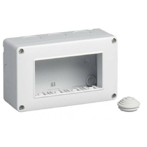 Vimar eikon arke' plana contenitore ip40 4 moduli 14804
