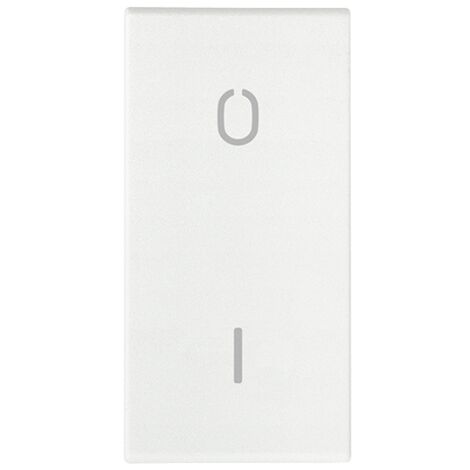 Vimar - 19021.99.B - Tasto 1M simbolo O I bianco Vimar Arkè 19021.99.B