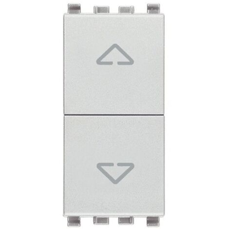 Due pulsanti interbloccabili Vimar Eikon 20062.N silver (1/4)