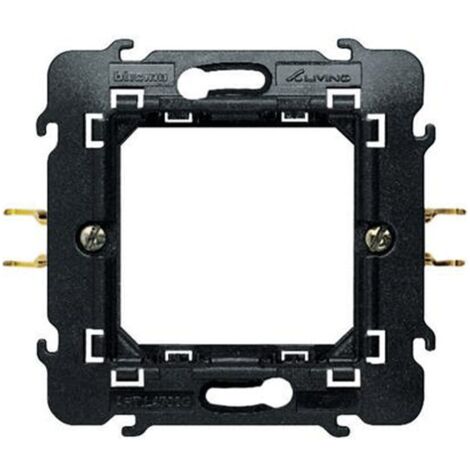 Supporto per Scatola Rotonda 2m Bticino Living L4702G per placche l4802