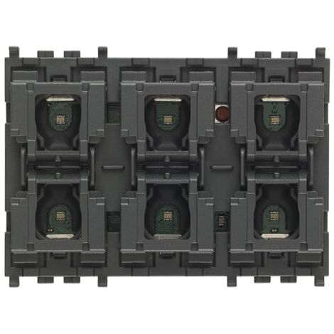 Apparecchio di comando KNX 6 pulsanti con attuatore 3 MODULI Vimar 01586