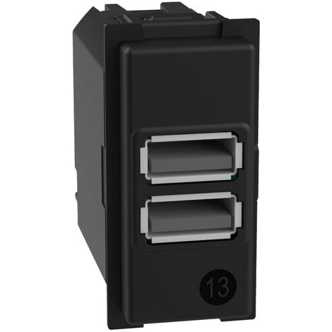 Caricatore USB con due portdue tipo A - 15W  BTICINO LIVING NOW k4191AA