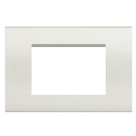 Placca 3 Posti bianca LIVING Light compatibile LNA4803 / LN4703