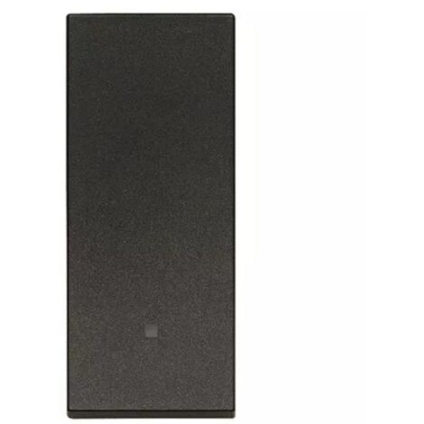 VIMAR 30004.G - Deviatore allineato Vimar Linea 1P 10A Illuminabile - Nera - Linea