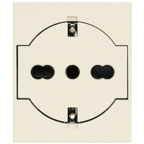 Presa Schuko 2P+T P40 universale a filo canapa serie Linea vimar 30211.C